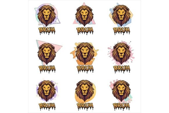Free Lion Head with Colorful Text Bruh: A Designer’s Honest Take