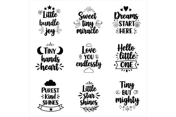 Freebie Cute Baby Quotes for Your Next Digital Product