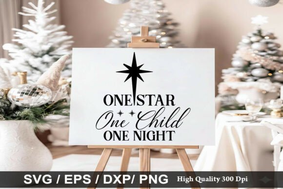 One Star One Child One Night SVG: A Versatile Illustration for Local Business Branding