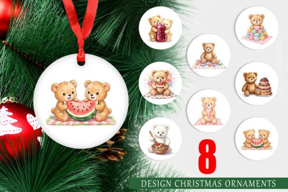 Watercolor Bear Picnic Illustration for Creative Marketing Campaigns